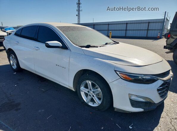 1G1ZB5ST7MF054705 2021 CHEVROLET MALIBU Белый Передняя правая четверть
