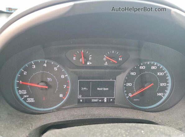 1G1ZB5ST7NF191810 2022 CHEVROLET MALIBU Charcoal Вид щитка приладів