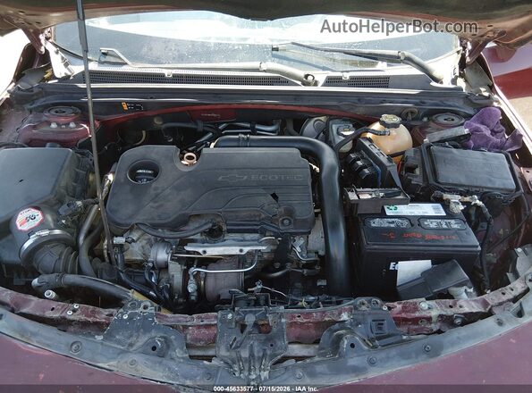 1G1ZB5ST8GF207032 2016 CHEVROLET MALIBU Maroon Rear view