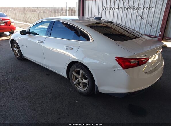 1G1ZB5ST8GF212439 2016 CHEVROLET MALIBU White Trasero izquierdo