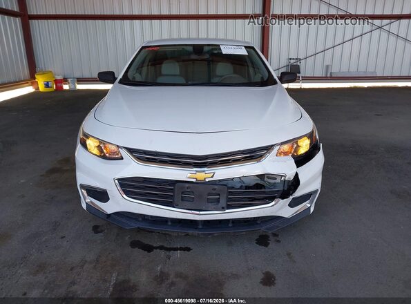 1G1ZB5ST8GF212439 2016 CHEVROLET MALIBU White Vista del cuadro de instrumentos