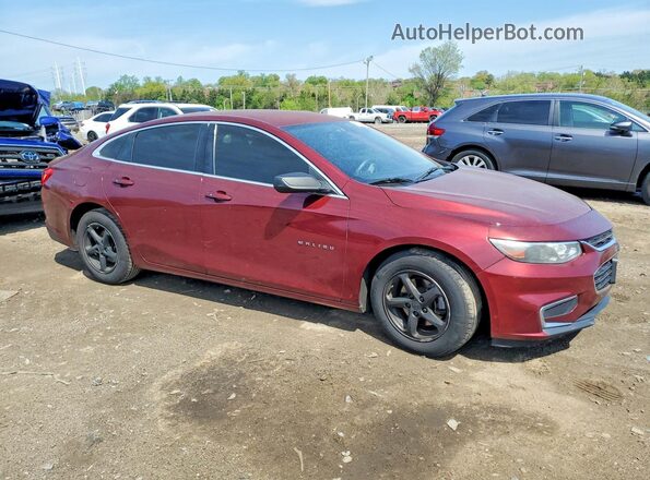 1G1ZB5ST8GF238927 2016 CHEVROLET MALIBU Burgundy Delantero derecho