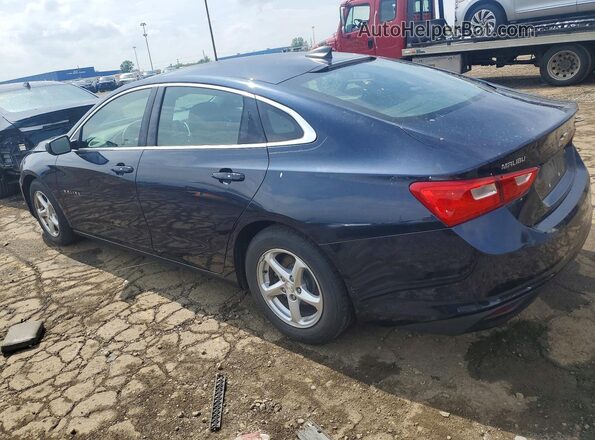 1G1ZB5ST8GF257168 2016 CHEVROLET MALIBU Blue Rear left