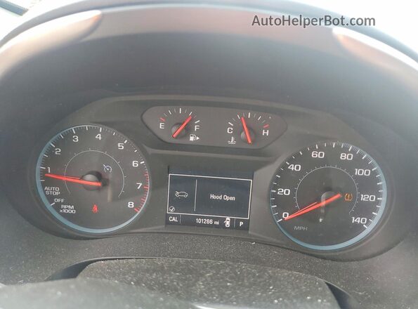 1G1ZB5ST8GF257168 2016 CHEVROLET MALIBU Blue Instrument cluster view