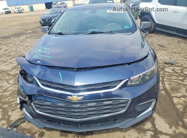 1G1ZB5ST8GF257168 2016 CHEVROLET MALIBU Blue Front view