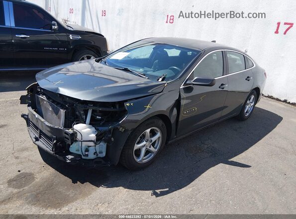 1G1ZB5ST8HF151711 2017 CHEVROLET MALIBU Gray Przód lewy
