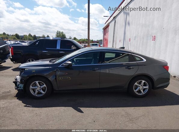 1G1ZB5ST8HF151711 2017 CHEVROLET MALIBU Gray 