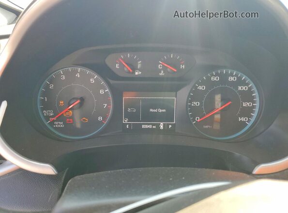 1G1ZB5ST8HF216587 2017 CHEVROLET MALIBU White Widok zestawu wskaźników