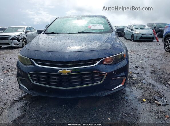 1G1ZB5ST8JF211251 2018 CHEVROLET MALIBU Blue Вид щитка приладів