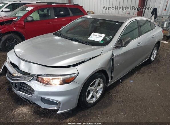 1G1ZB5ST9HF169599 2017 CHEVROLET MALIBU Gray წინა მარცხენა ხედი სამი მეოთხედიდან