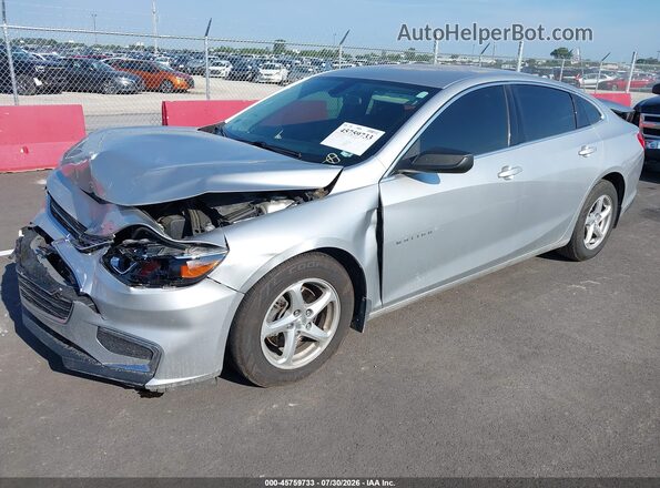 1G1ZB5ST9HF193045 2017 CHEVROLET MALIBU Silver წინა მარცხენა ხედი სამი მეოთხედიდან