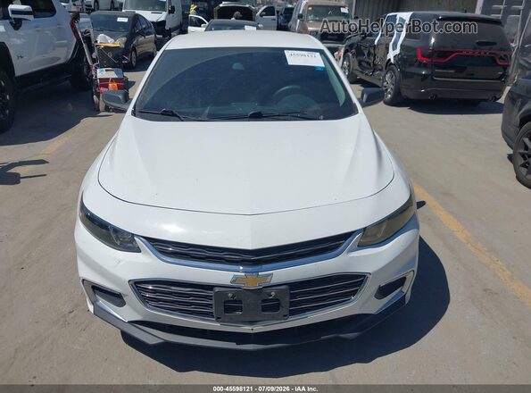1G1ZB5ST9HF244589 2017 CHEVROLET MALIBU White Vista del cuadro de instrumentos