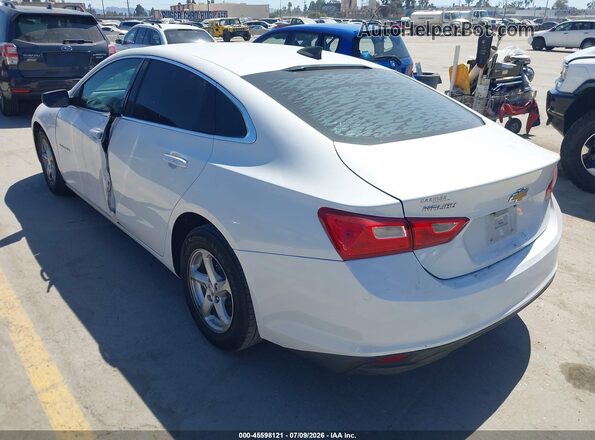 1G1ZB5ST9HF244589 2017 CHEVROLET MALIBU White Trasero izquierdo