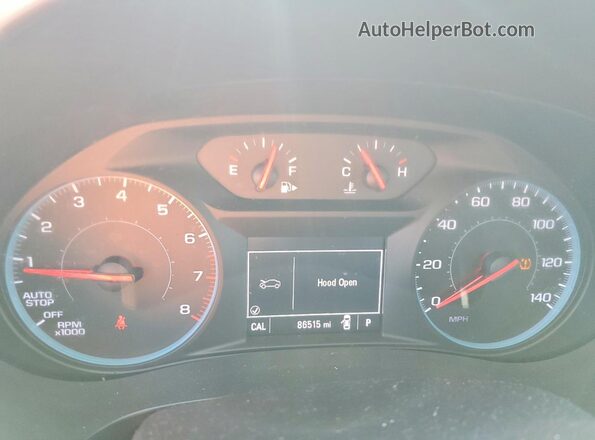 1G1ZB5ST9HF289466 2017 CHEVROLET MALIBU White Instrument cluster view