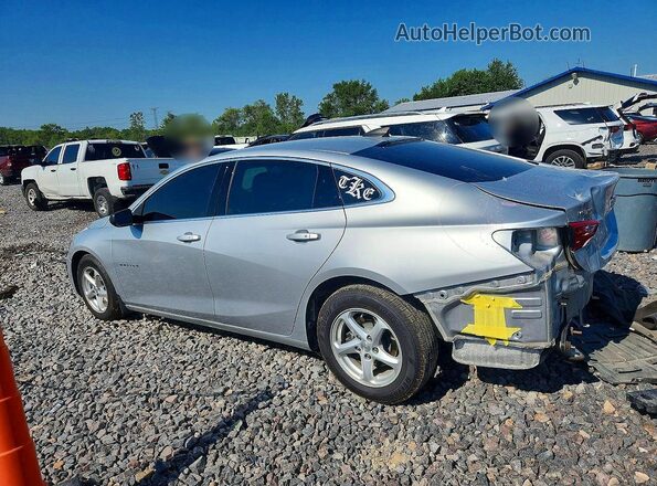 1G1ZB5ST9JF165008 2018 CHEVROLET MALIBU Серый Задняя левая четверть