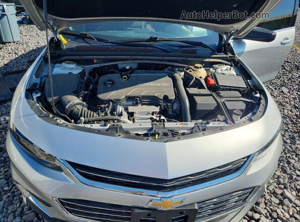 1G1ZB5ST9JF165008 2018 CHEVROLET MALIBU Серый Вид задней части салона