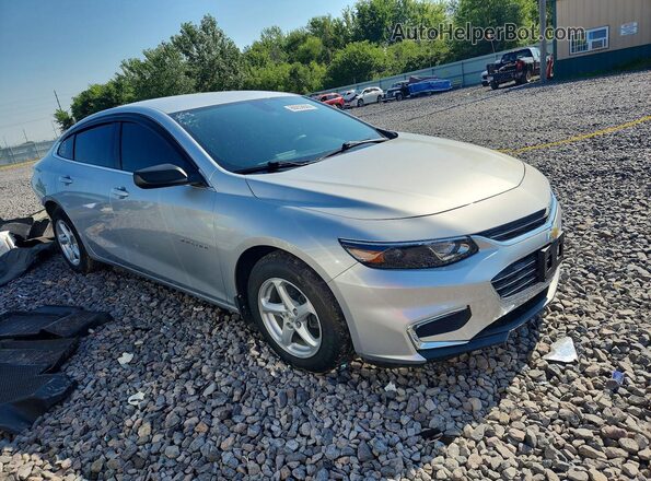 1G1ZB5ST9JF165008 2018 CHEVROLET MALIBU Серый Передняя правая четверть
