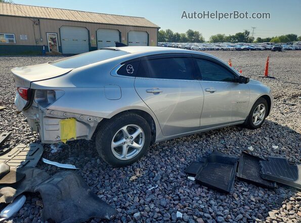 1G1ZB5ST9JF165008 2018 CHEVROLET MALIBU Серый Задняя правая четверть