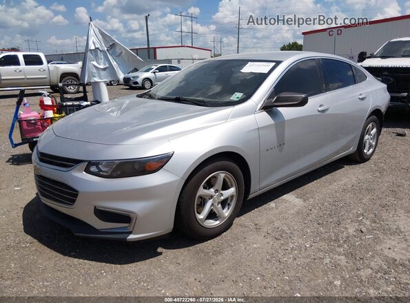 1G1ZB5ST9JF172122 2018 CHEVROLET MALIBU Silver Przód lewy