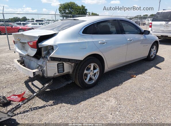 1G1ZB5ST9JF172122 2018 CHEVROLET MALIBU Silver Tył prawy