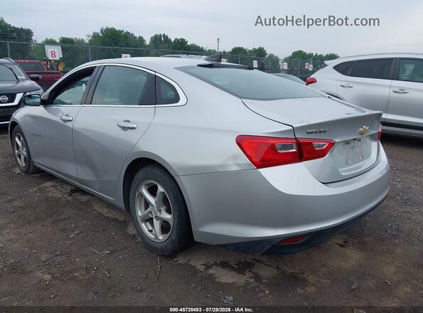 1G1ZB5ST9JF184075 2018 CHEVROLET MALIBU Silver Trasero izquierdo