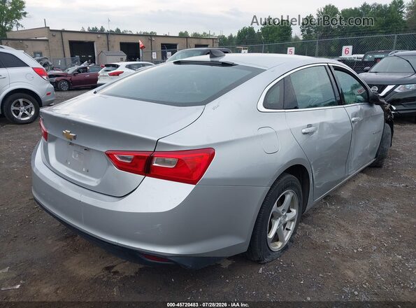 1G1ZB5ST9JF184075 2018 CHEVROLET MALIBU Silver Trasero derecho