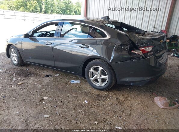1G1ZB5ST9JF187624 2018 CHEVROLET MALIBU Gray უკანა მარცხენა