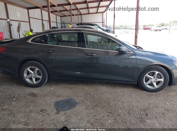 1G1ZB5ST9JF187624 2018 CHEVROLET MALIBU Gray უკანა სალონის ხედი