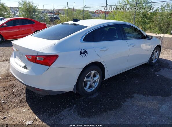 1G1ZB5ST9JF243190 2018 CHEVROLET MALIBU White Задня права чверть