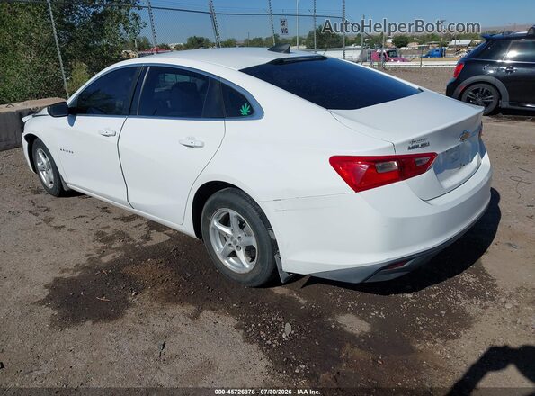 1G1ZB5ST9JF243190 2018 CHEVROLET MALIBU White Задня ліва чверть