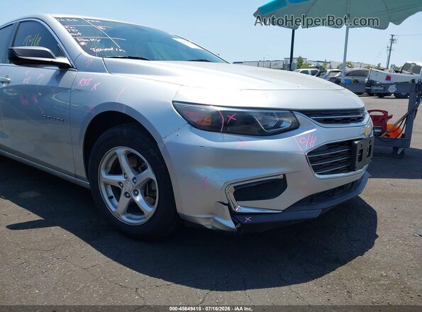 1G1ZB5ST9JF283169 2018 CHEVROLET MALIBU Silver Vista frontal
