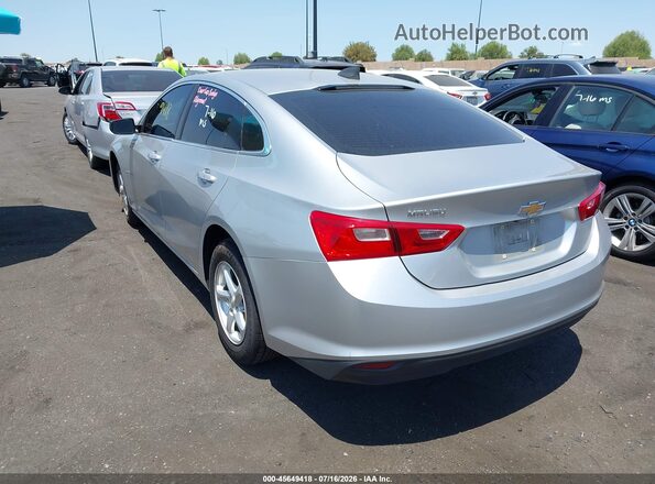 1G1ZB5ST9JF283169 2018 CHEVROLET MALIBU Silver Trasero izquierdo