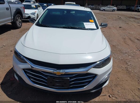1G1ZB5ST9LF017007 2020 CHEVROLET MALIBU White Widok zestawu wskaźników