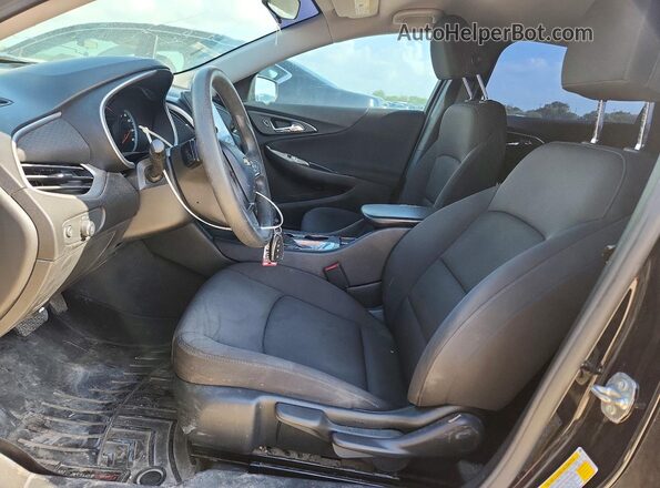 1G1ZB5ST9MF032754 2021 CHEVROLET MALIBU Черный Вид салона спереди
