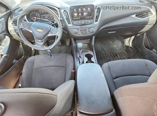 1G1ZB5ST9MF032754 2021 CHEVROLET MALIBU Черный Вид панели приборов