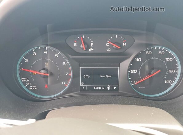 1G1ZB5ST9MF047240 2021 CHEVROLET MALIBU Burgundy ხელსაწყოთა პანელის ხედი