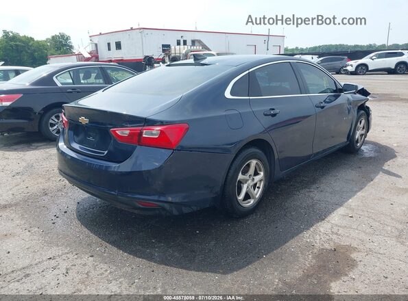 1G1ZB5STXHF277309 2017 CHEVROLET MALIBU Blue Trasero derecho