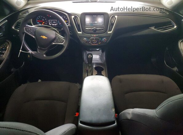 1G1ZB5STXJF119445 2018 CHEVROLET MALIBU Black Առջևի վահանակի տեսք
