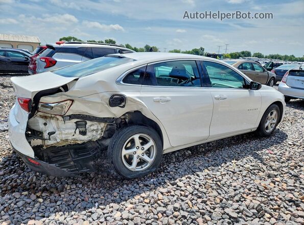 1G1ZB5STXJF256157 2018 CHEVROLET MALIBU White Задня права чверть
