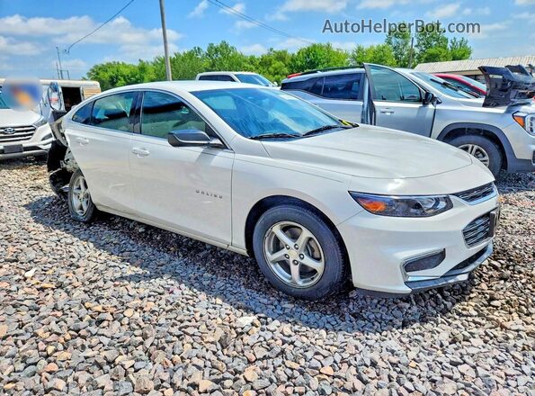 1G1ZB5STXJF256157 2018 CHEVROLET MALIBU White Передня права чверть
