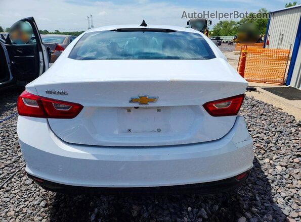 1G1ZB5STXJF256157 2018 CHEVROLET MALIBU White Вид ззаду