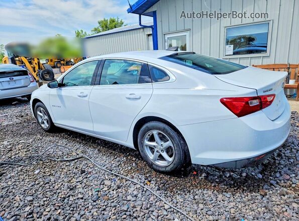 1G1ZB5STXJF256157 2018 CHEVROLET MALIBU White Задня ліва чверть
