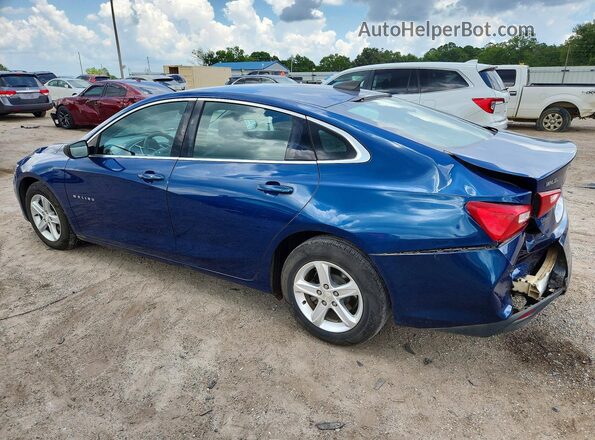 1G1ZB5STXKF182496 2019 CHEVROLET MALIBU Blue Trasero izquierdo