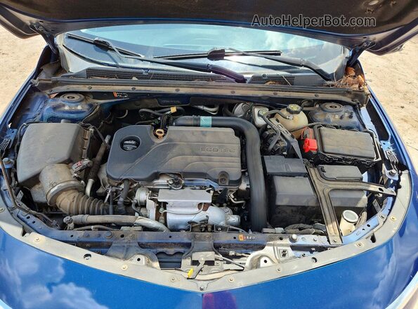 1G1ZB5STXKF182496 2019 CHEVROLET MALIBU Blue Vista interior trasera