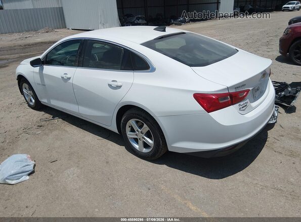 1G1ZB5STXLF047066 2020 CHEVROLET MALIBU White უკანა მარცხენა