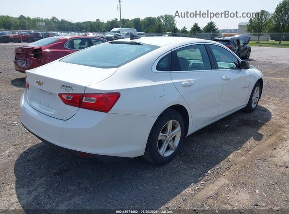 1G1ZB5STXLF085378 2020 CHEVROLET MALIBU Белый Задняя правая четверть