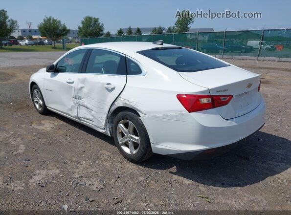 1G1ZB5STXLF085378 2020 CHEVROLET MALIBU Белый Задняя левая четверть
