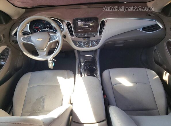 1G1ZB5STXNF207594 2022 CHEVROLET MALIBU Gray Առջևի վահանակի տեսք