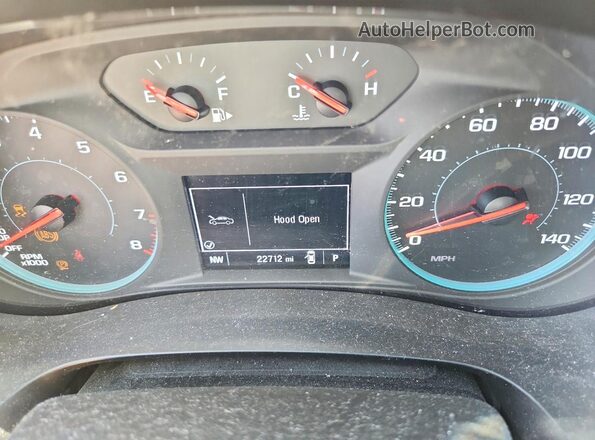 1G1ZB5STXSF109676 2025 CHEVROLET MALIBU Black Vista del cuadro de instrumentos