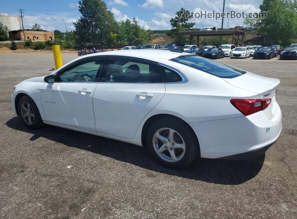 1G1ZC5ST0HF214118 2017 CHEVROLET MALIBU White Rear left